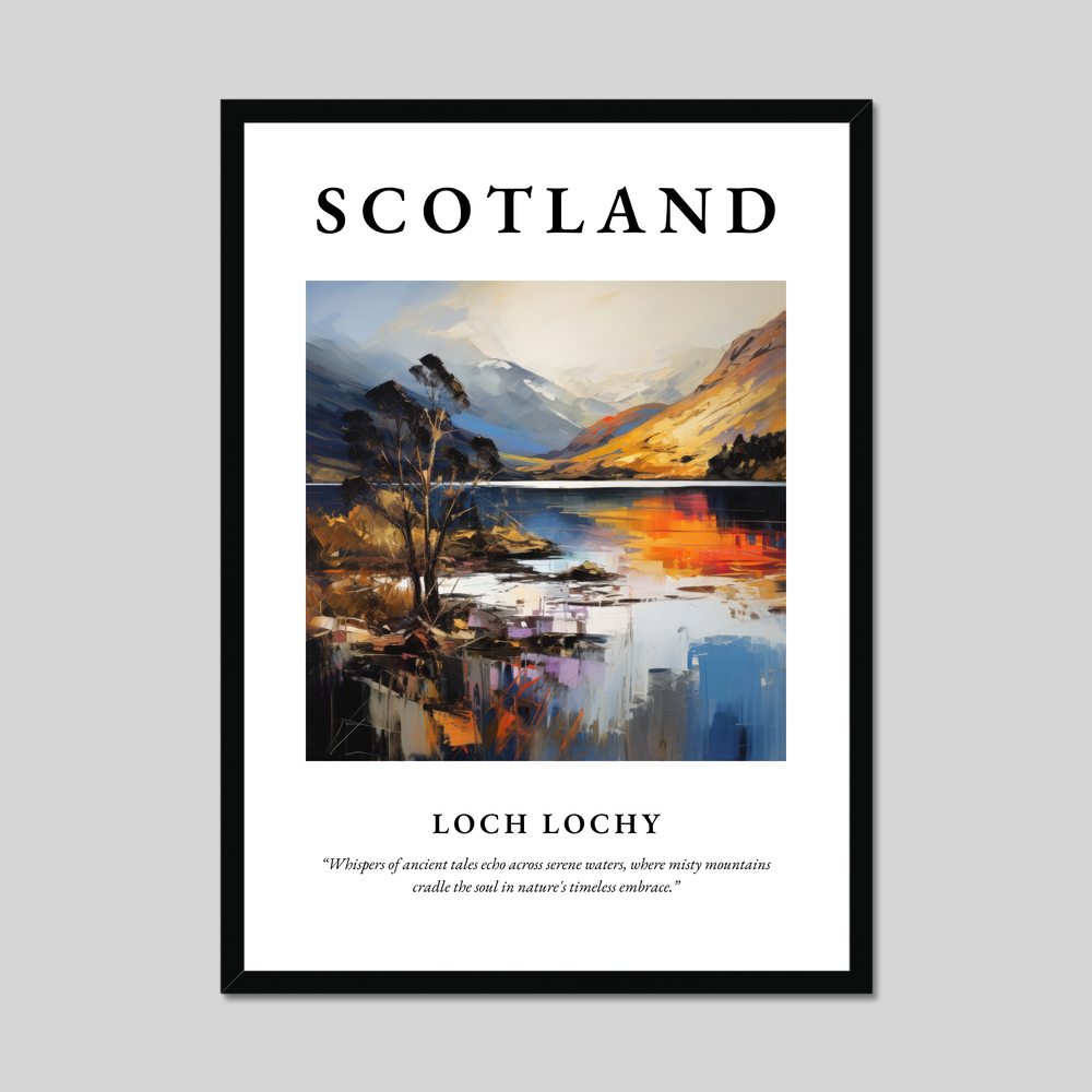 Poster of Loch Lochy, Scotland.