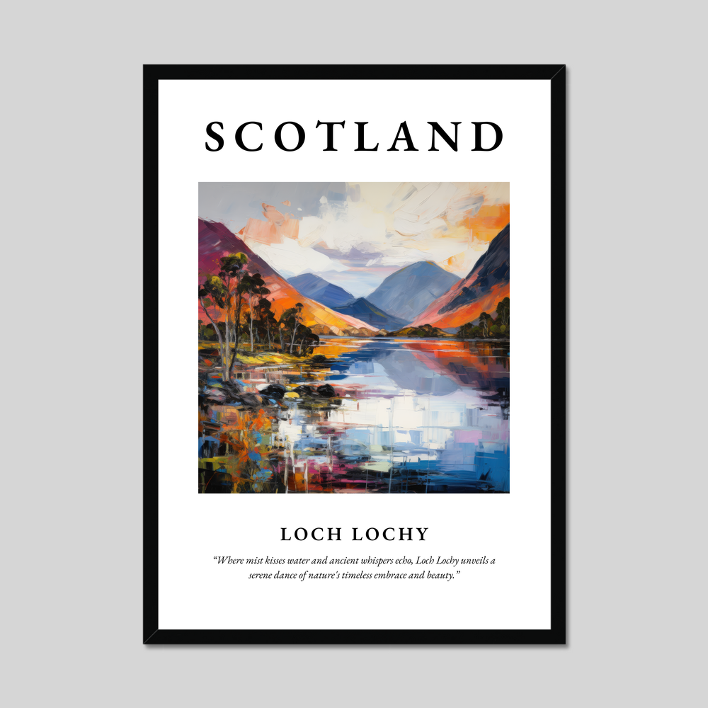 Poster of Loch Lochy, Scotland.