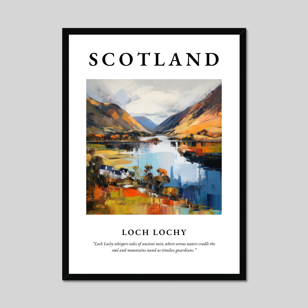 Poster of Loch Lochy, Scotland.