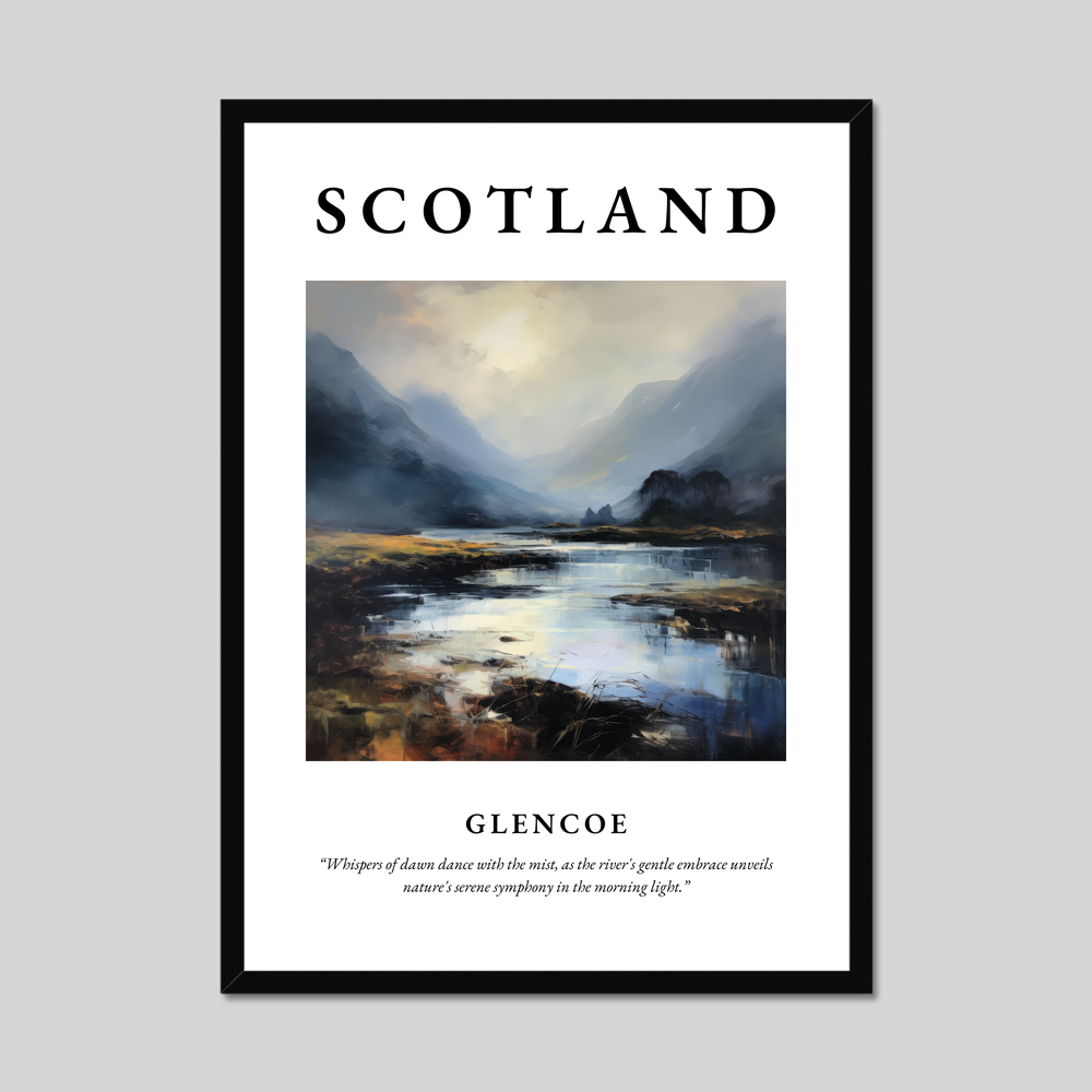 Poster of Glencoe, Scotland.