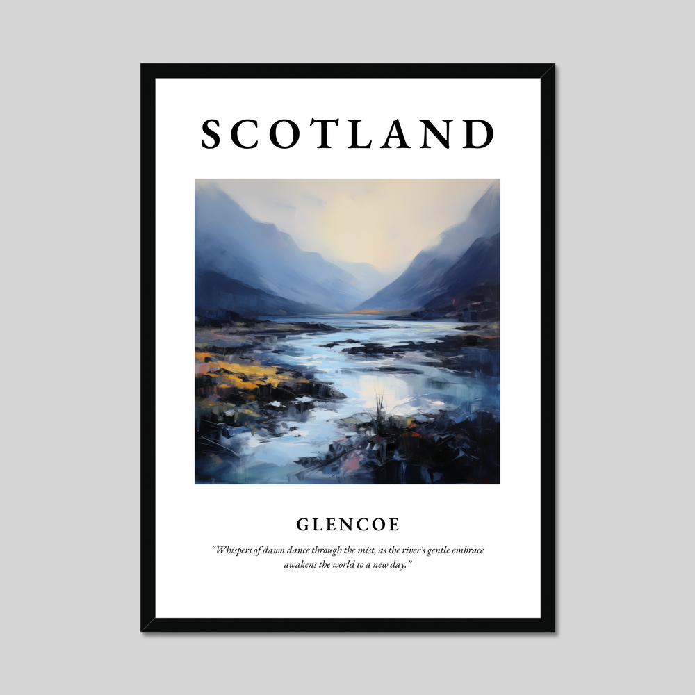 Poster of Glencoe, Scotland.