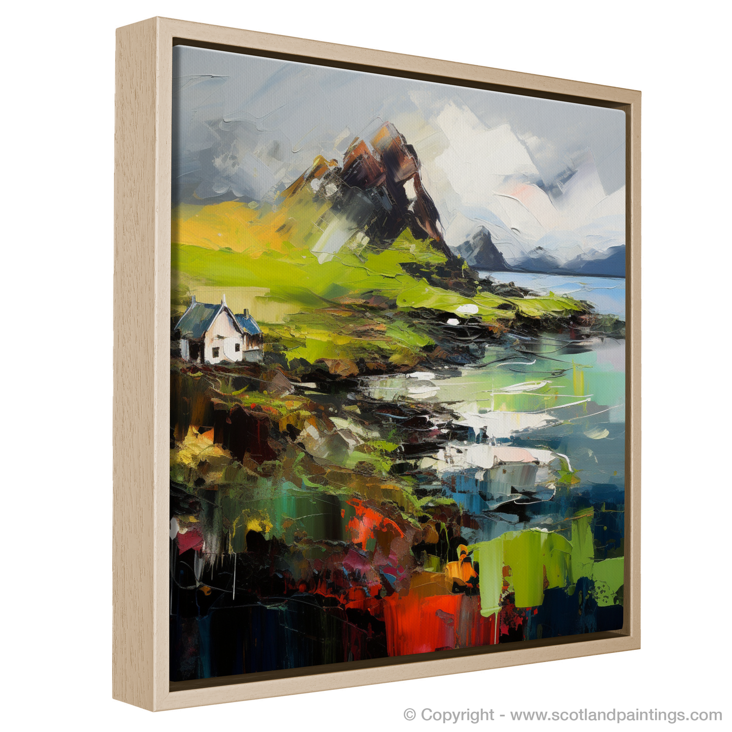 Painting and Art Print of Isle of Lismore, Inner Hebrides entitled "Untamed Splendour of Isle of Lismore".