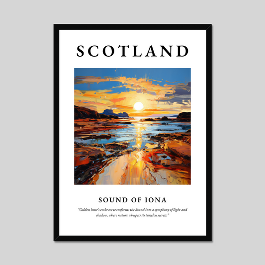 Poster of Sound of Iona, Scotland.