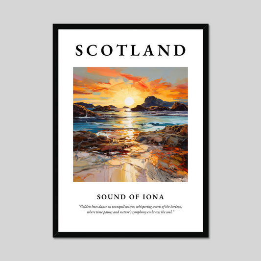 Poster of Sound of Iona, Scotland.