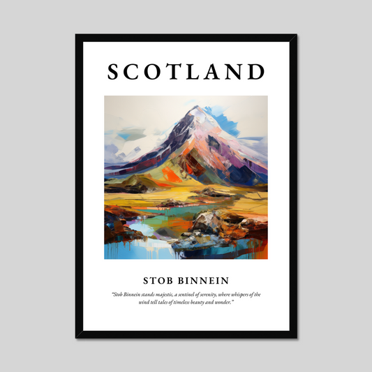 Poster of Stob Binnein, Scotland.