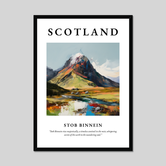 Poster of Stob Binnein, Scotland.