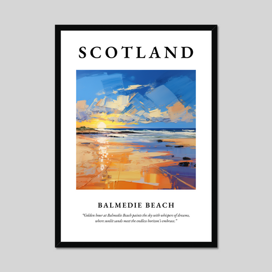 Poster of Balmedie Beach, Scotland.