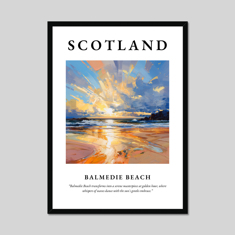 Poster of Balmedie Beach, Scotland.