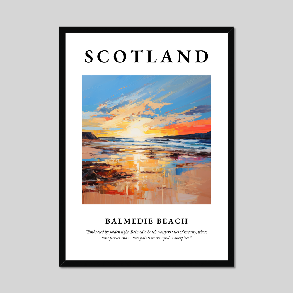 Poster of Balmedie Beach, Scotland.