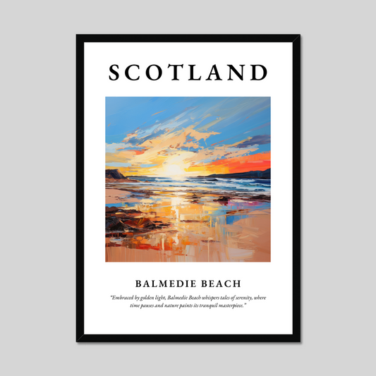 Poster of Balmedie Beach, Scotland.