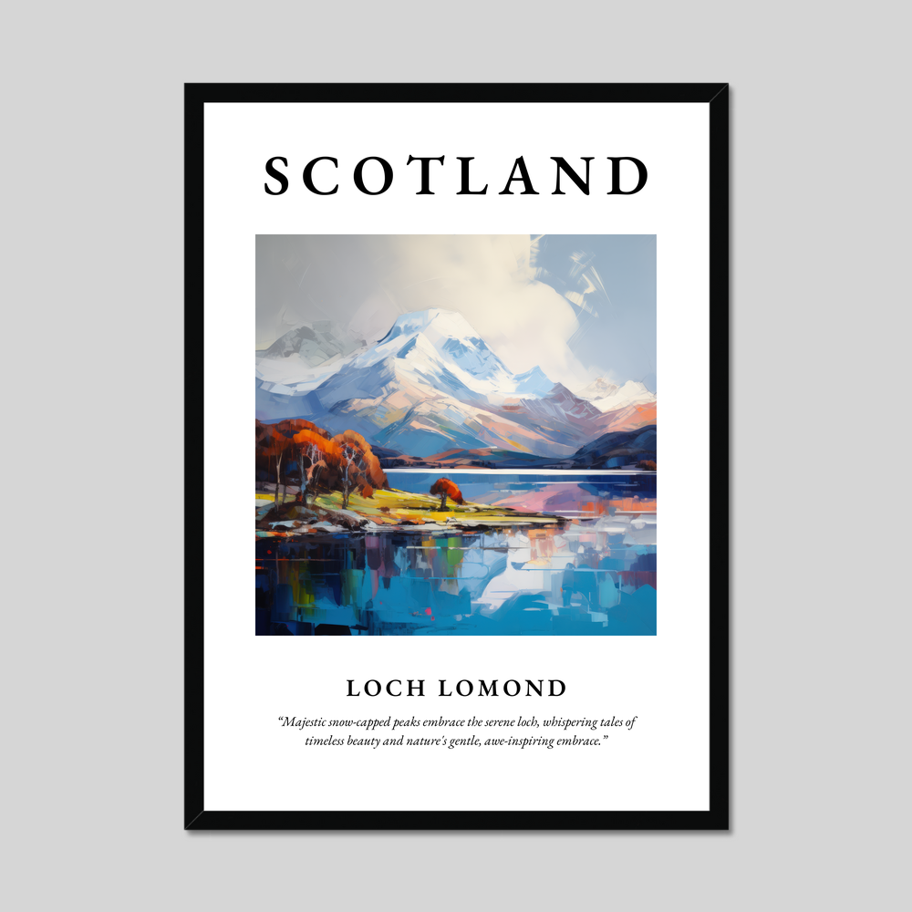 Poster of Loch Lomond, Scotland.