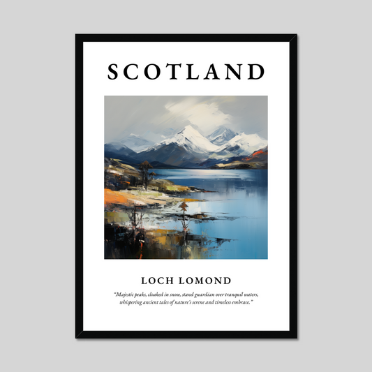 Poster of Loch Lomond, Scotland.