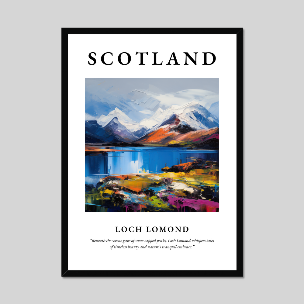 Poster of Loch Lomond, Scotland.