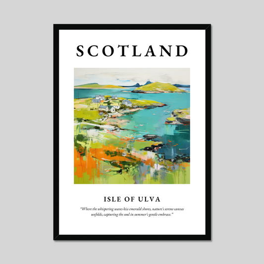 Poster of Isle of Ulva, Scotland.