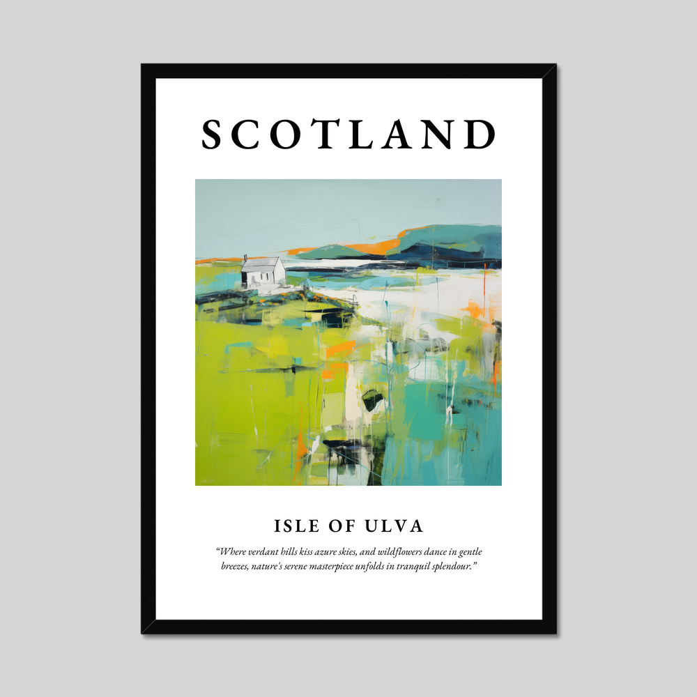 Poster of Isle of Ulva, Scotland.