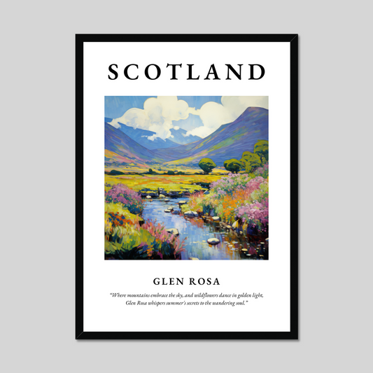 Poster of Glen Rosa, Scotland.