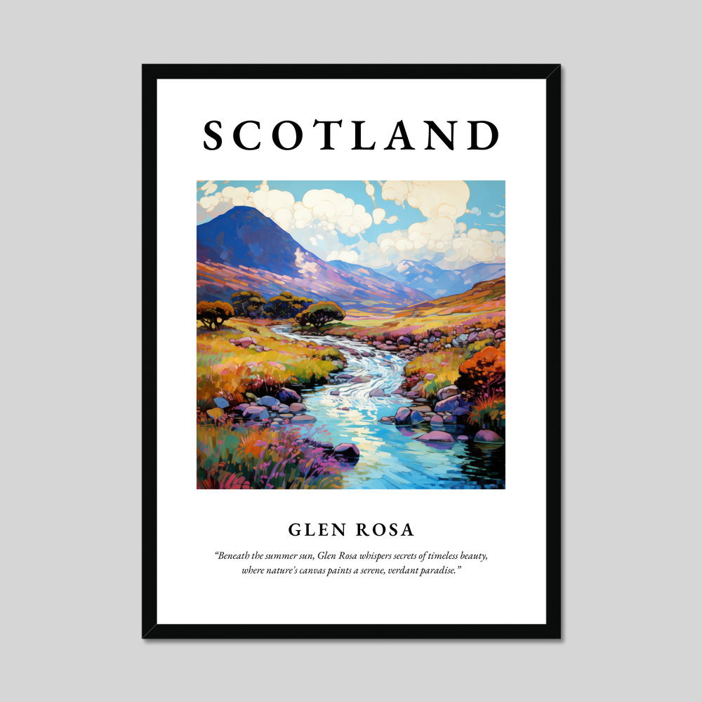 Poster of Glen Rosa, Scotland.