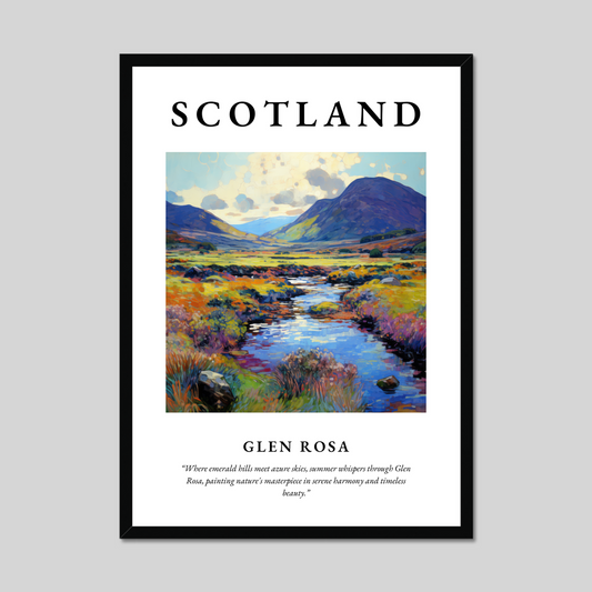 Poster of Glen Rosa, Scotland.