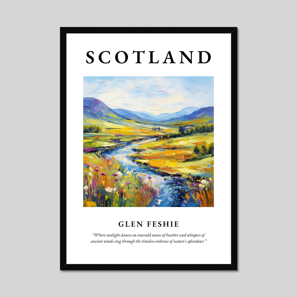 Poster of Glen Feshie, Scotland.