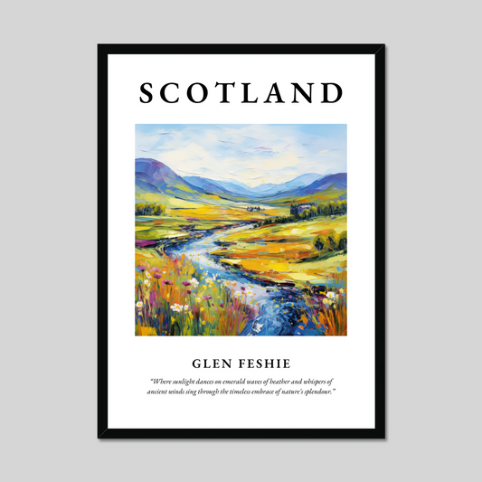 Poster of Glen Feshie, Scotland.