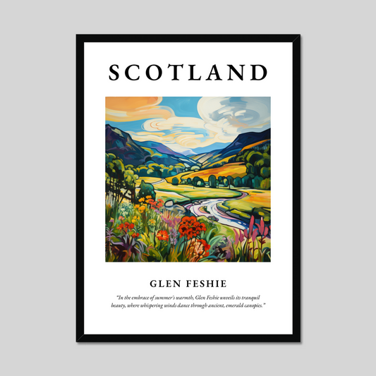 Poster of Glen Feshie, Scotland.