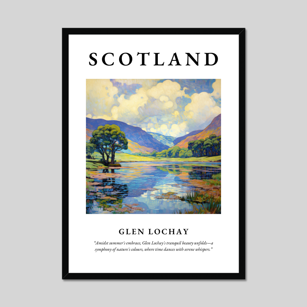 Poster of Glen Lochay, Scotland.