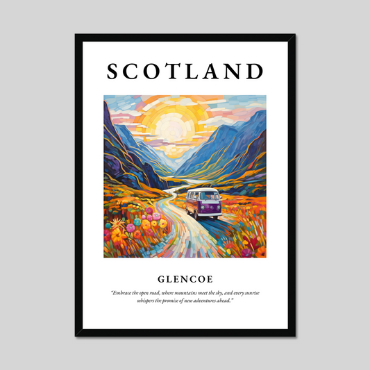 Poster of Glencoe, Scotland.