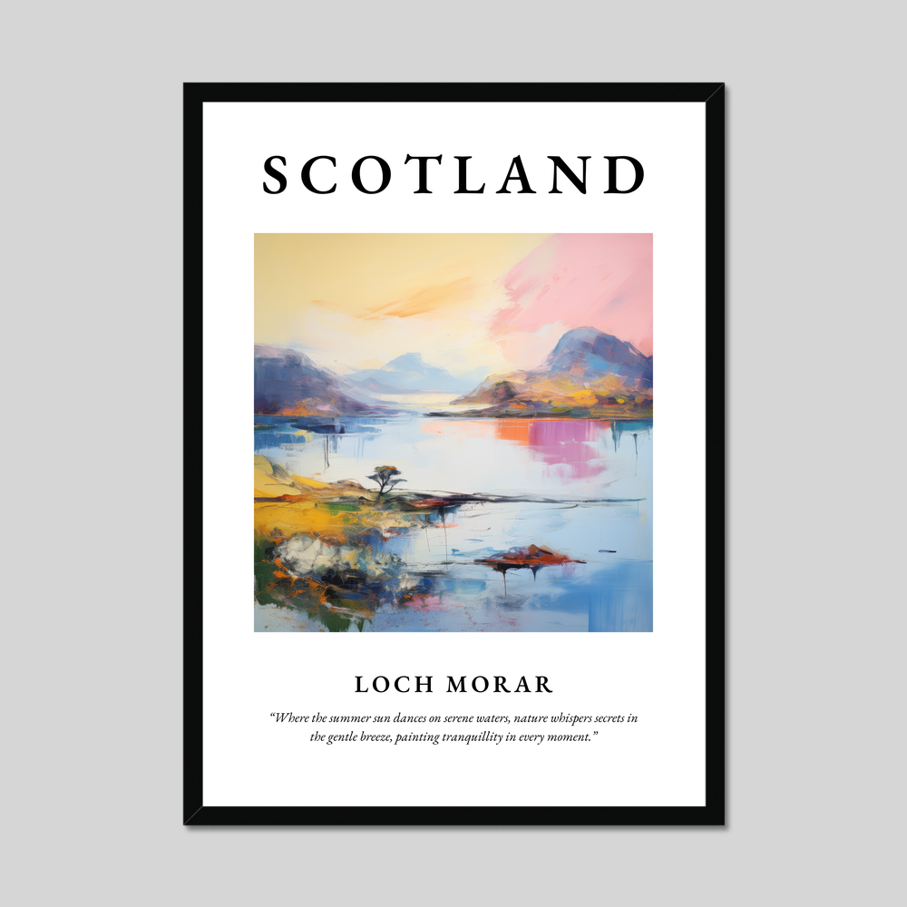 Poster of Loch Morar, Scotland.