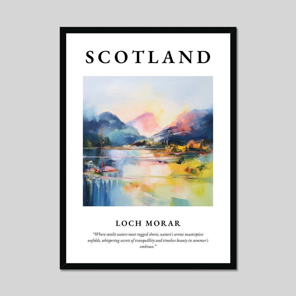 Poster of Loch Morar, Scotland.