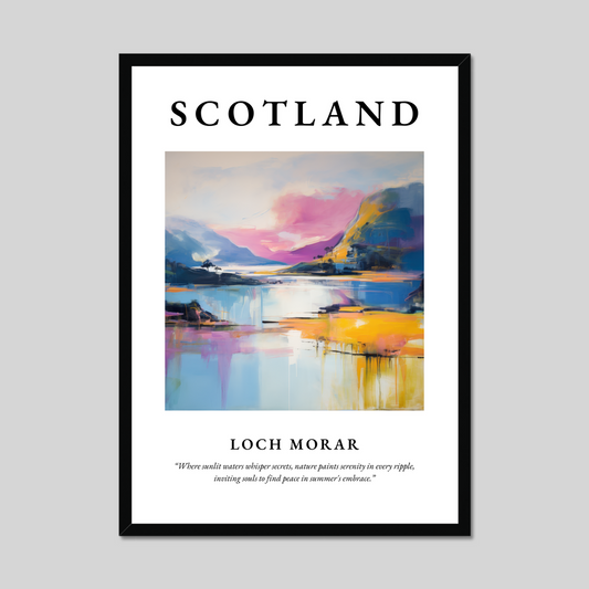 Poster of Loch Morar, Scotland.