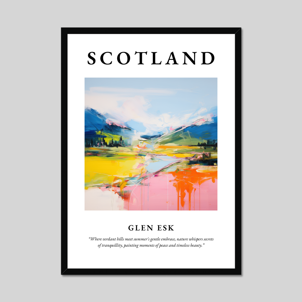 Poster of Glen Esk, Scotland.