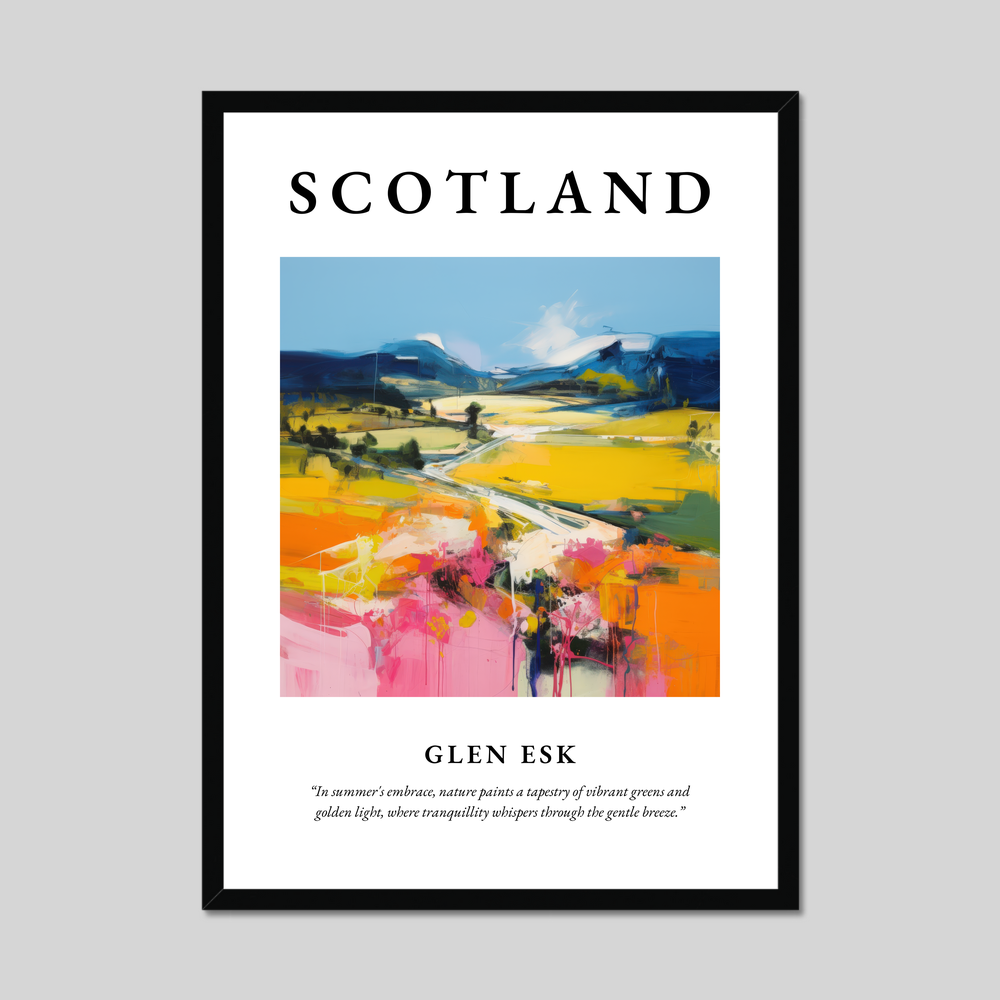 Poster of Glen Esk, Scotland.