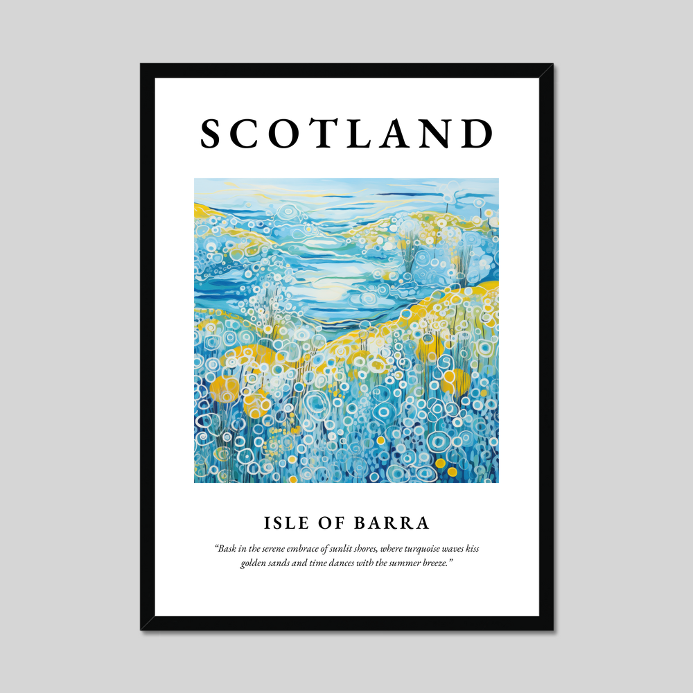 Poster of Isle of Barra, Scotland.