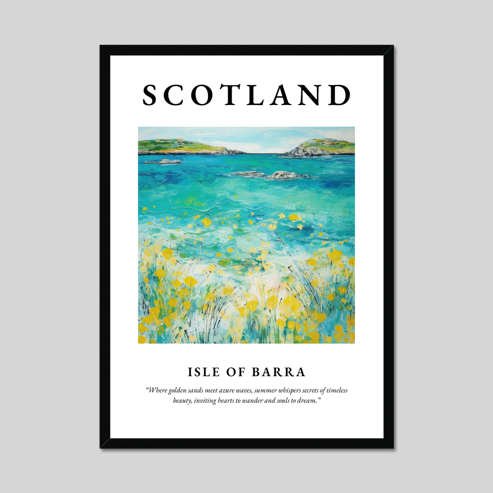 Poster of Isle of Barra, Scotland.