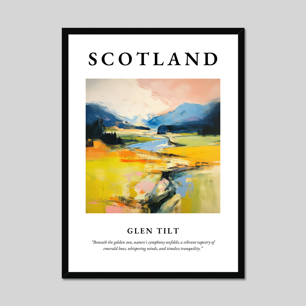 Poster of Glen Tilt, Scotland.