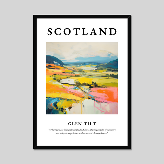 Poster of Glen Tilt, Scotland.