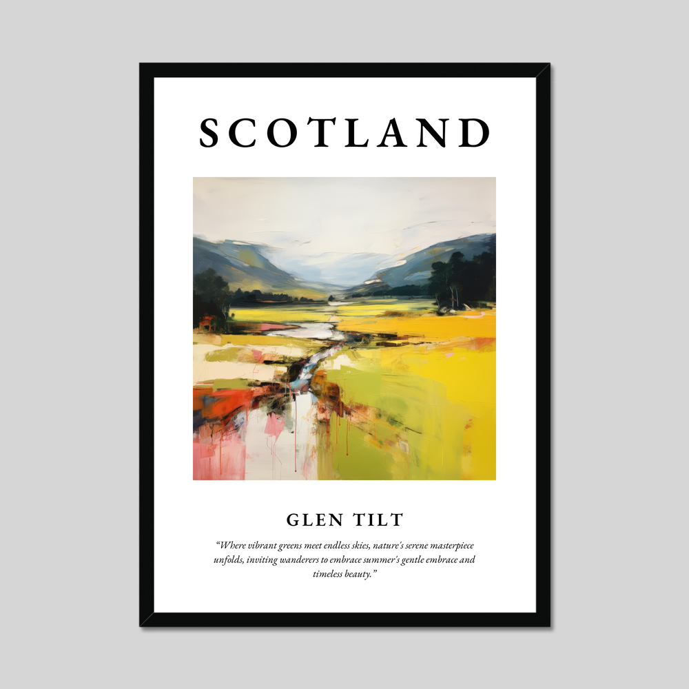 Poster of Glen Tilt, Scotland.