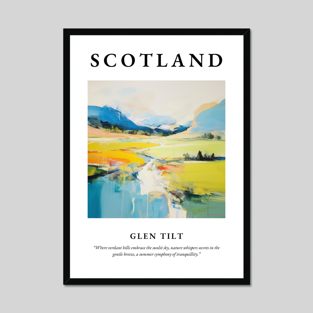 Poster of Glen Tilt, Scotland.