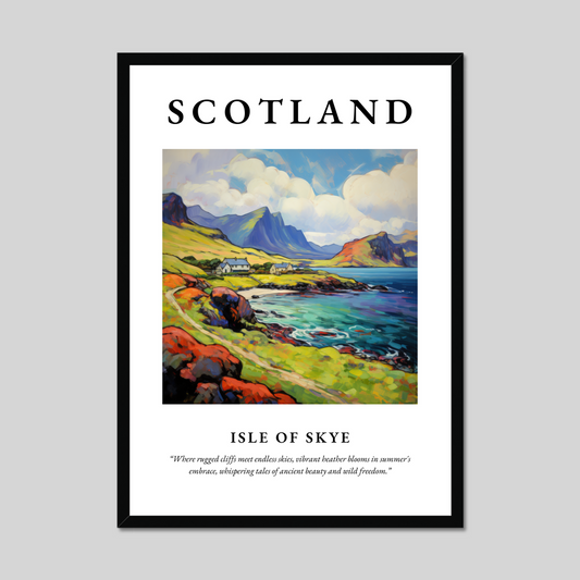 Poster of Isle of Skye, Scotland.