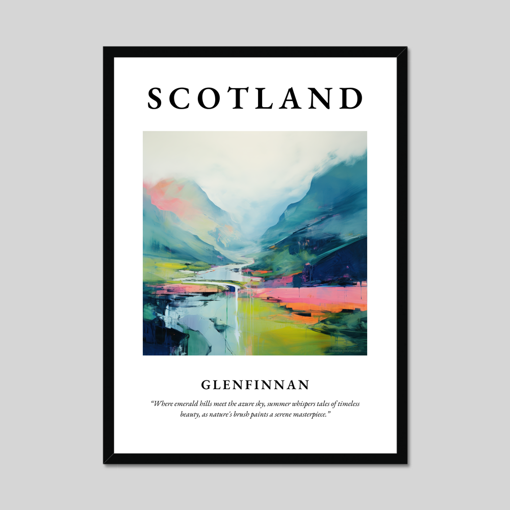 Poster of Glenfinnan, Scotland.