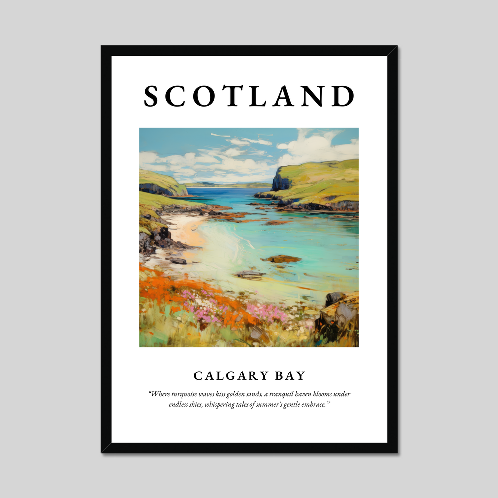 Poster of Calgary Bay, Scotland.