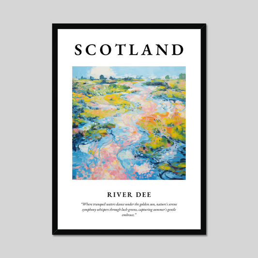 Poster of River Dee, Scotland.