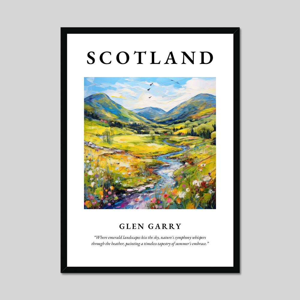 Poster of Glen Garry, Scotland.