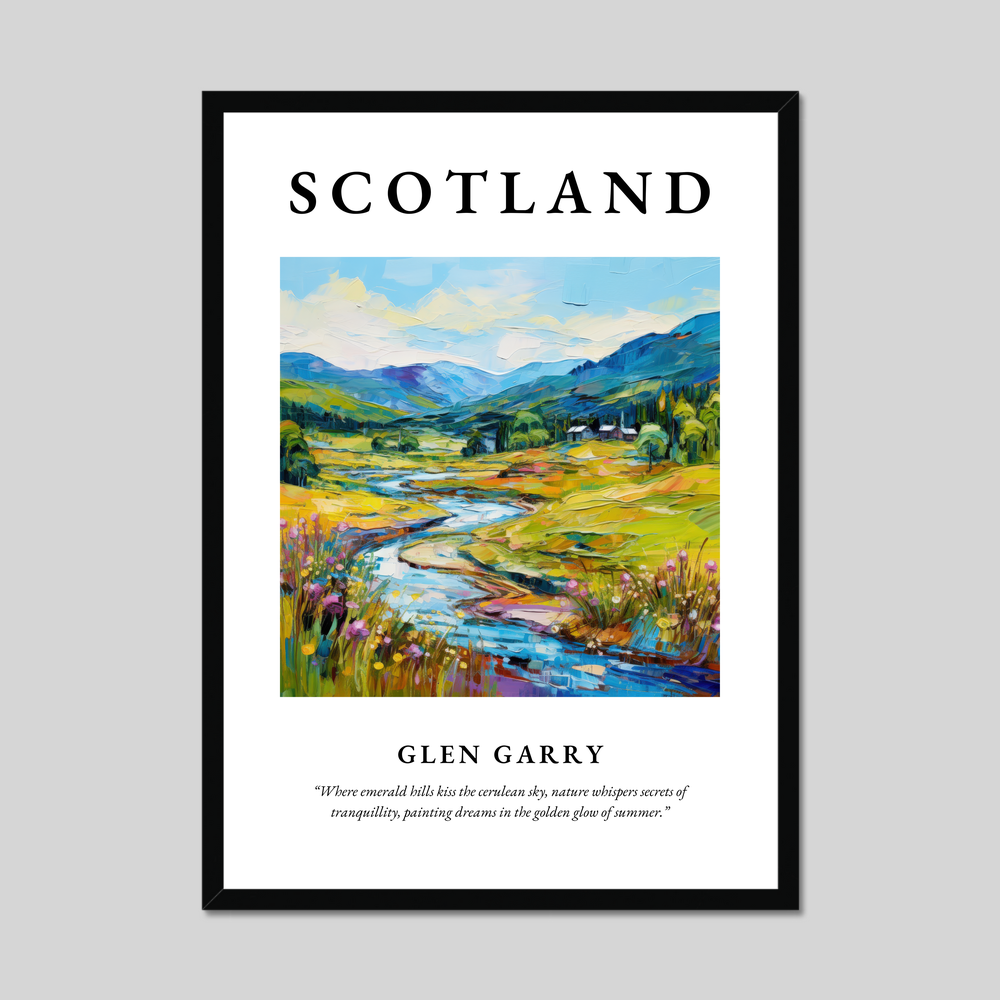 Poster of Glen Garry, Scotland.