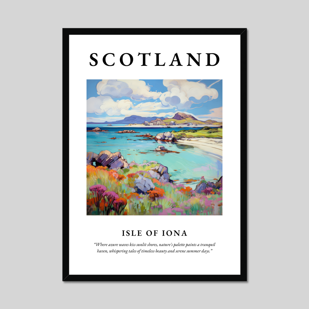 Poster of Isle of Iona, Scotland.