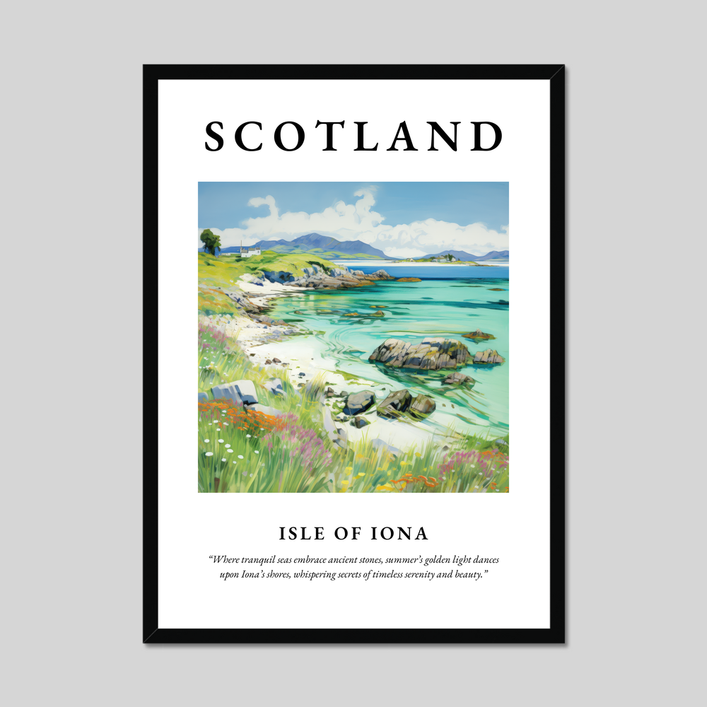 Poster of Isle of Iona, Scotland.