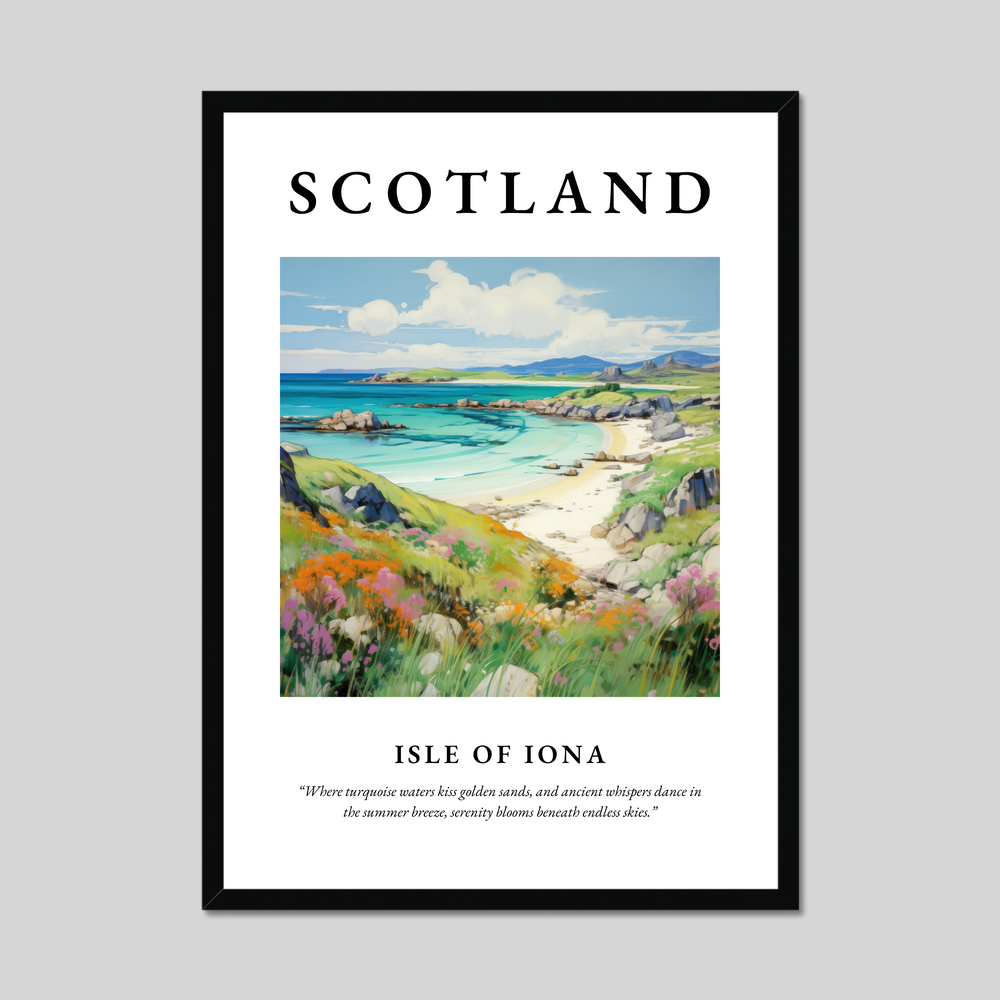 Poster of Isle of Iona, Scotland.