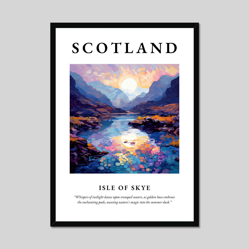 Poster of Isle of Skye, Scotland.