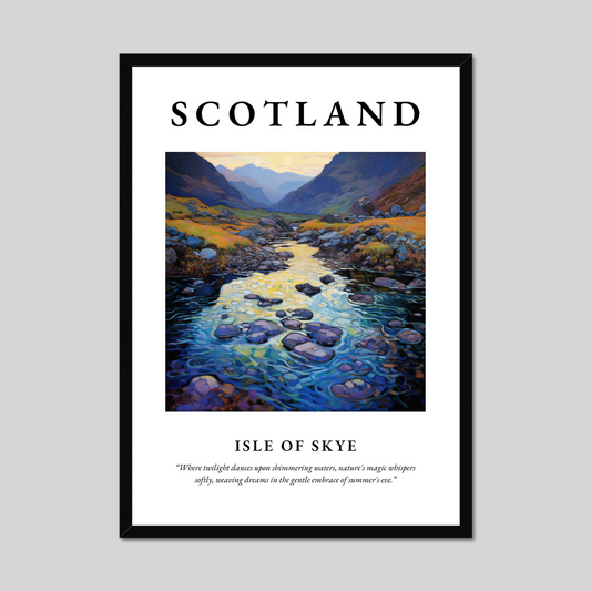 Poster of Isle of Skye, Scotland.