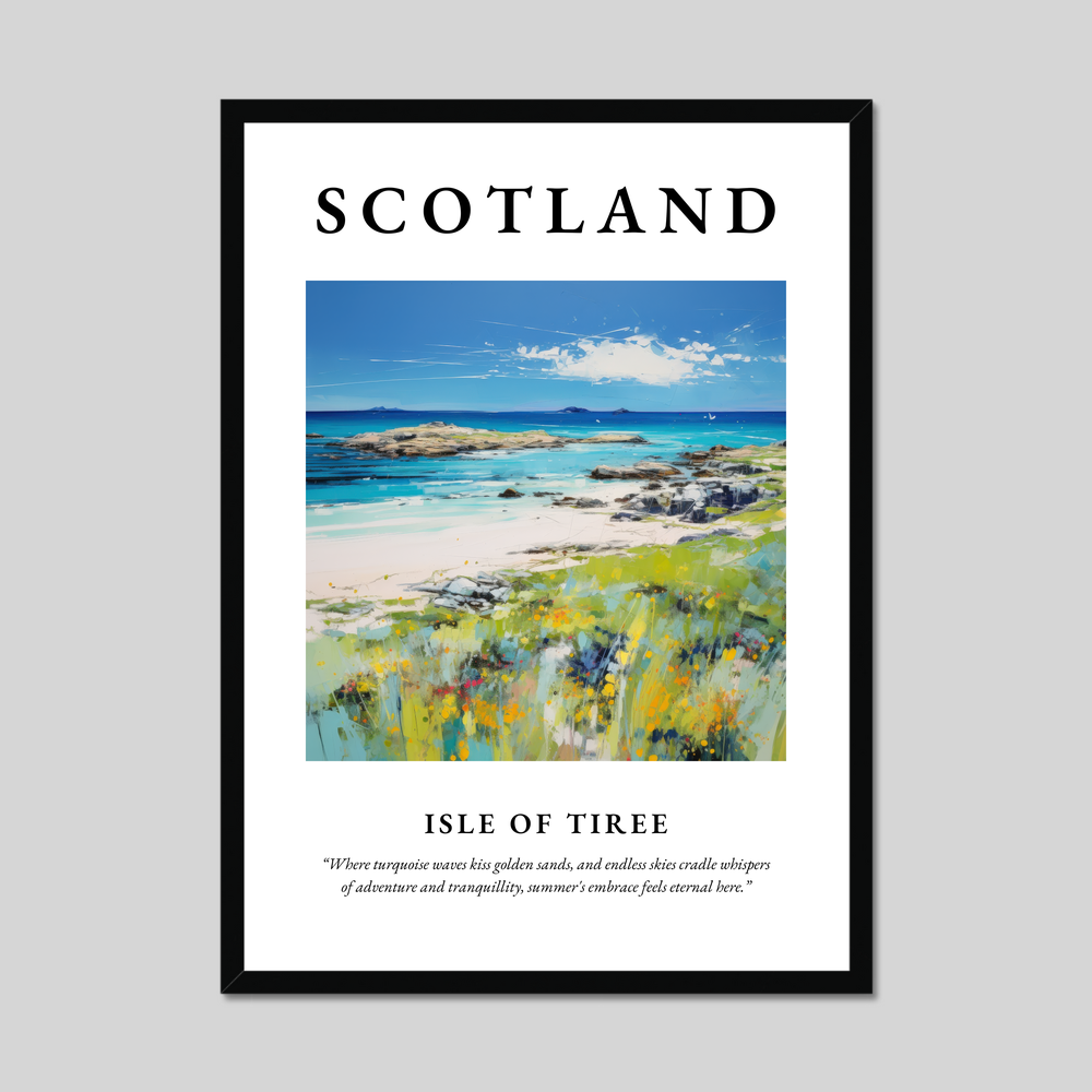 Poster of Isle of Tiree, Scotland.